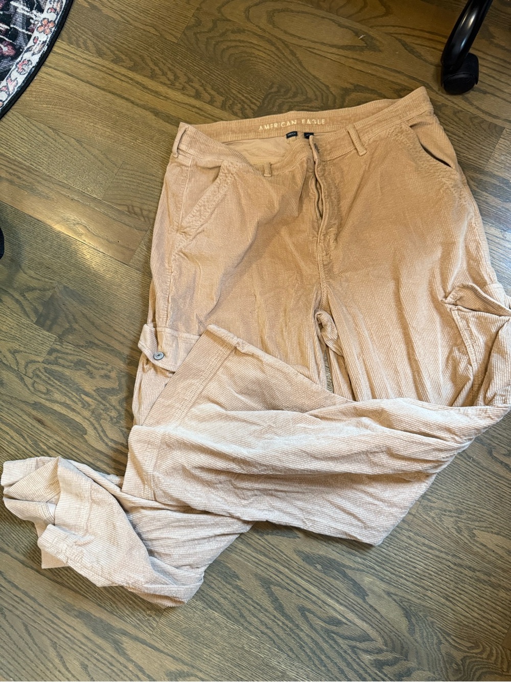 American Eagle Corduroy Cargo Pants - Picture 7 of 8